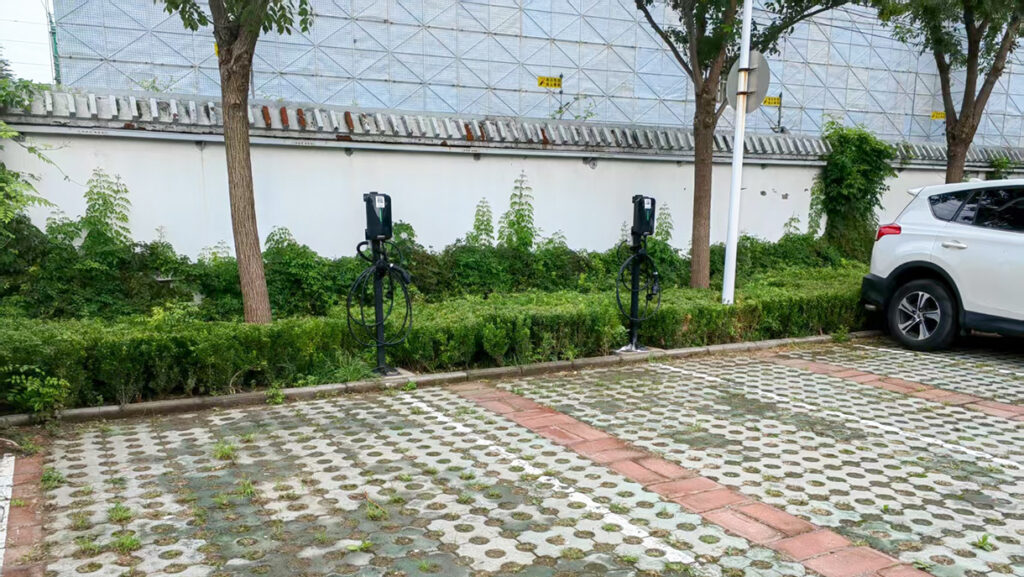 EV charging installation project