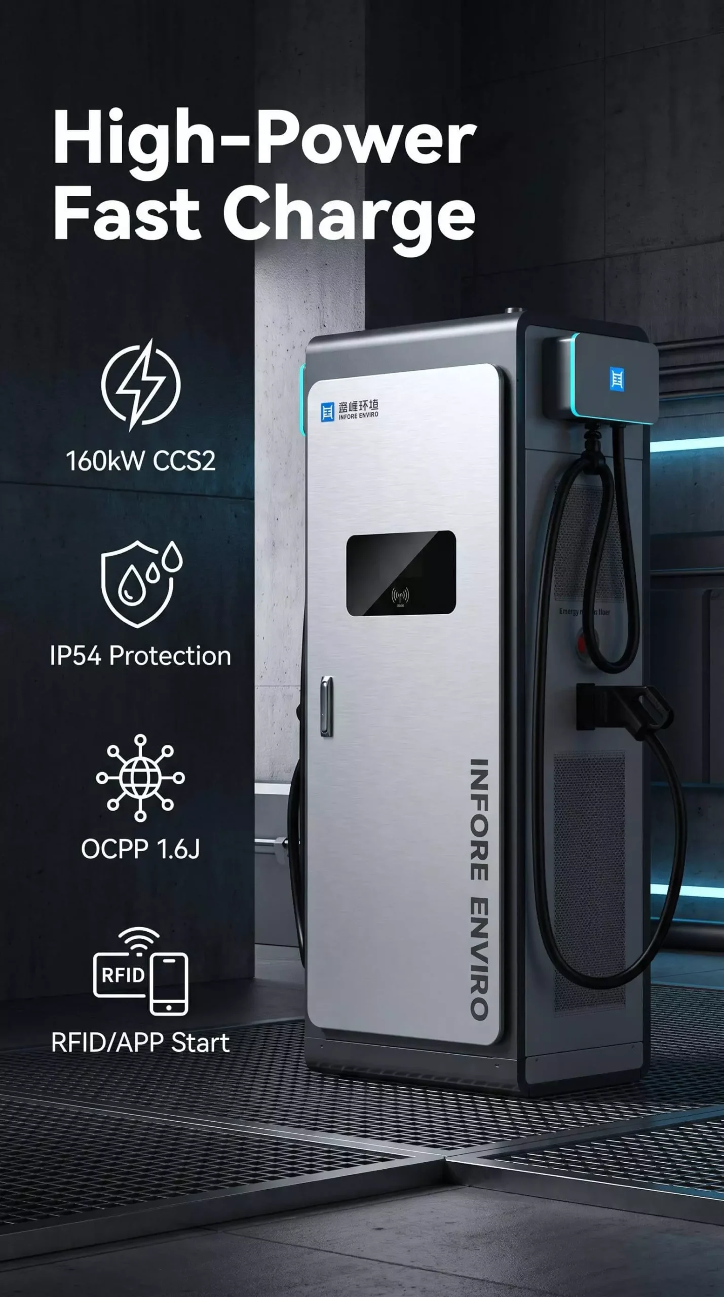CCS2 DC High Power Charging Station160kW (1)